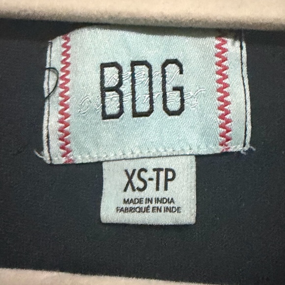 BDG green and black tie dye shirt jacket - Picture 3 of 3